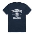 W Republic W Republic 526-239-NVY-02 The Citadel College Seal T-Shirt; Navy - Medium 526-239-NVY-02